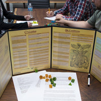 Stratagem The Master's Tome 4-Panel Customizable GM Screen - Green - image 2