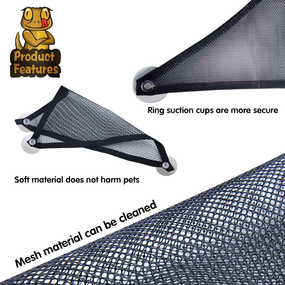 Bearded Dragon Hammock Reptile Hammock for Axolotl, Geckos - 18*12*9inch - image 4