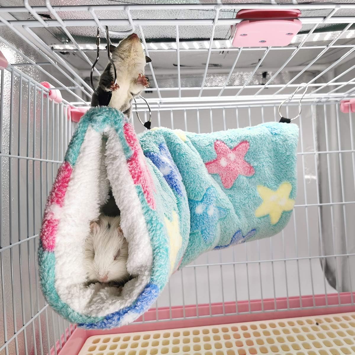 LEFTSTARER Cashmere Pet Bed Mat and Toy - Star-Green - image 4