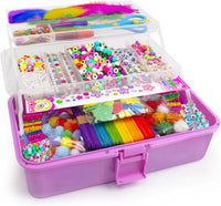 Itopstar 3000 Kids Arts and Crafts Supplies for Kids Crafting Supply - Light Purple 3000pcs