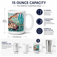 Cat - Maine Coon Ceramic Coffee Mug 15 oz Decorative Large C Handle Mug Cup for Tea, Cocoa Hot Chocolate