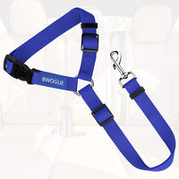 BWOGUE Pet Dog Cat Seat Belts, Car Headrest Restraint Adjustable Safety Leads Vehicle Seatbelt Harness (1 Pack)
