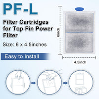 driamor 24 Pack PF-L Fish Tank Filter Cartridges Compatible with PF20 - 24 Pack - image 3