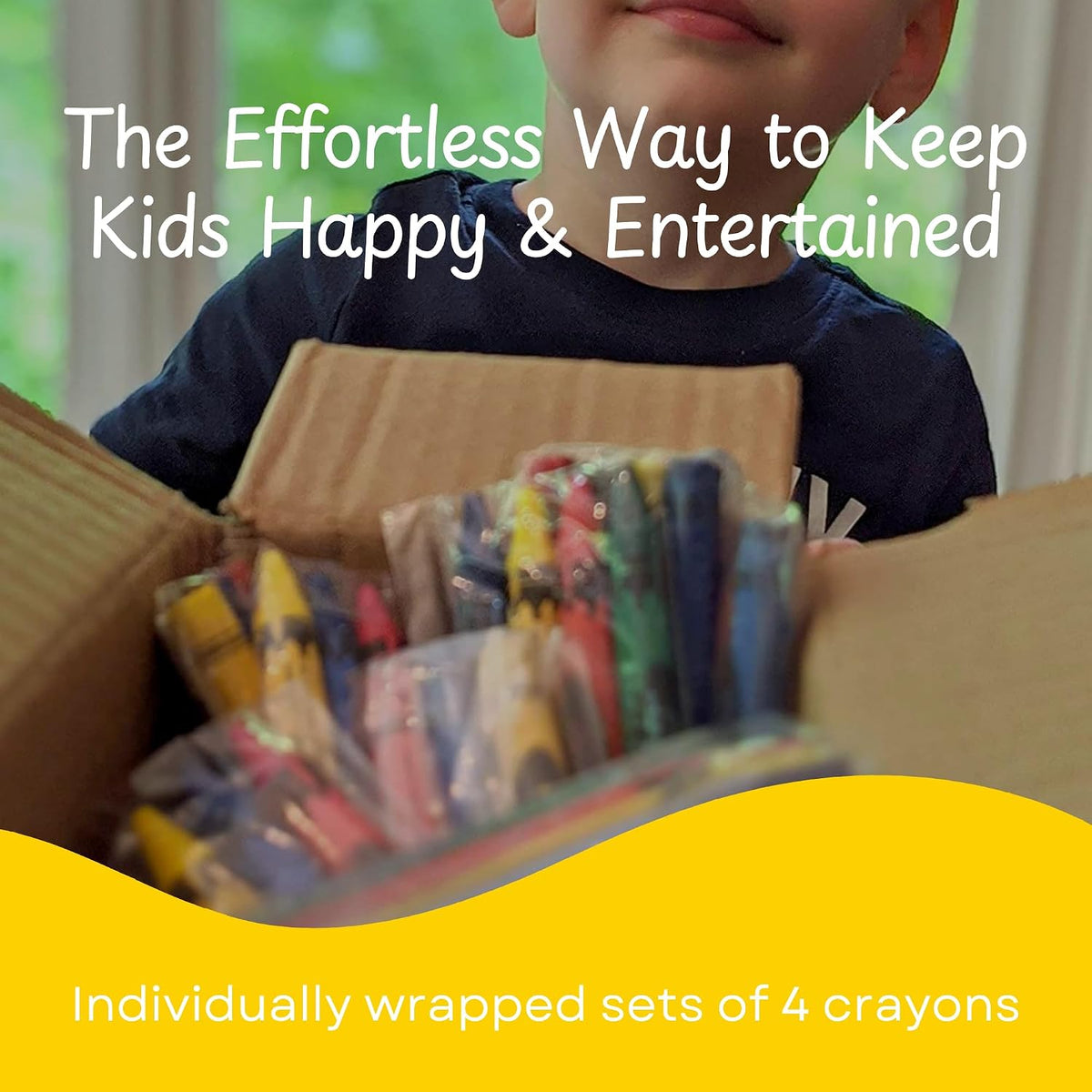 CrayonKing 100 Bulk Crayons, 25 Individually Wrapped 4-Packs – Fun for Kids & Family - 75 Packs of 4-Packs in Cello (300 Ct) - image 2