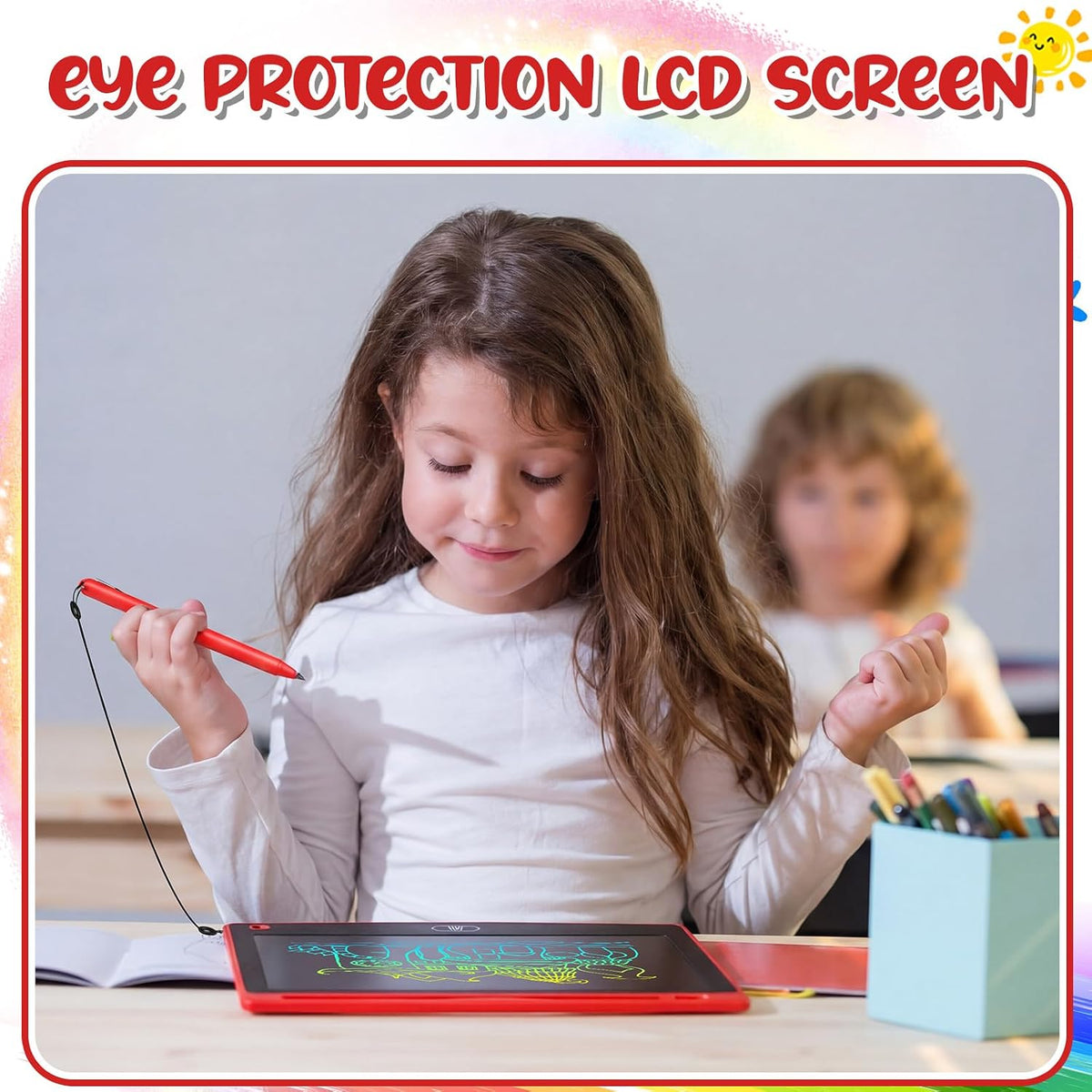 Zhehao LCD writing tablets for kids, 32 colorful 8.5 inch erasable doodle boards - view 21