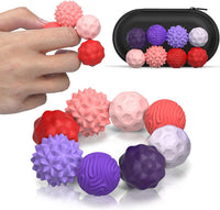 Magnetic Fidget Balls for Adults & Teens - Purple/Pink (8-pack)