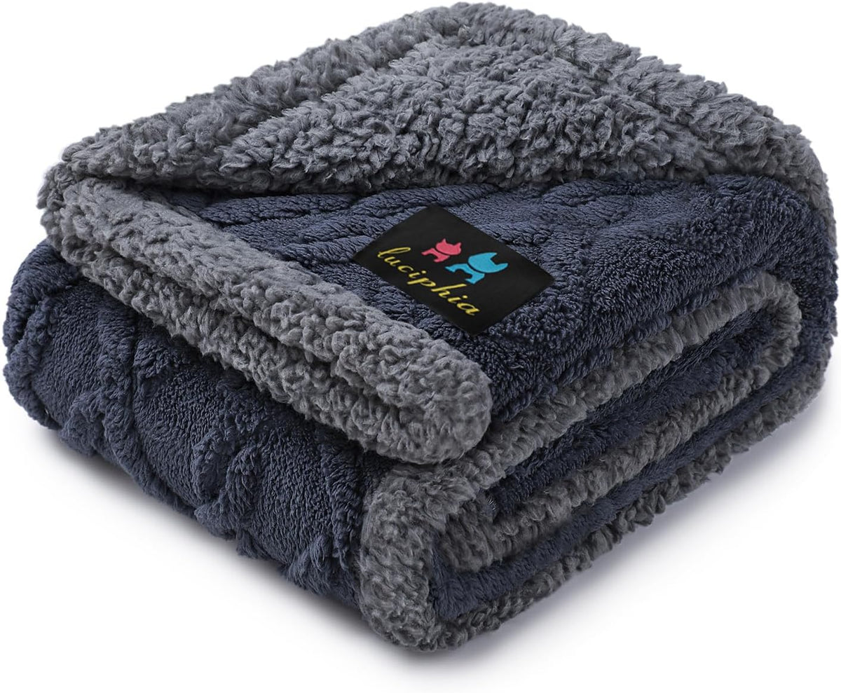 Luciphia Waterproof Dog Blanket - Dark Grey / M (57" x40")