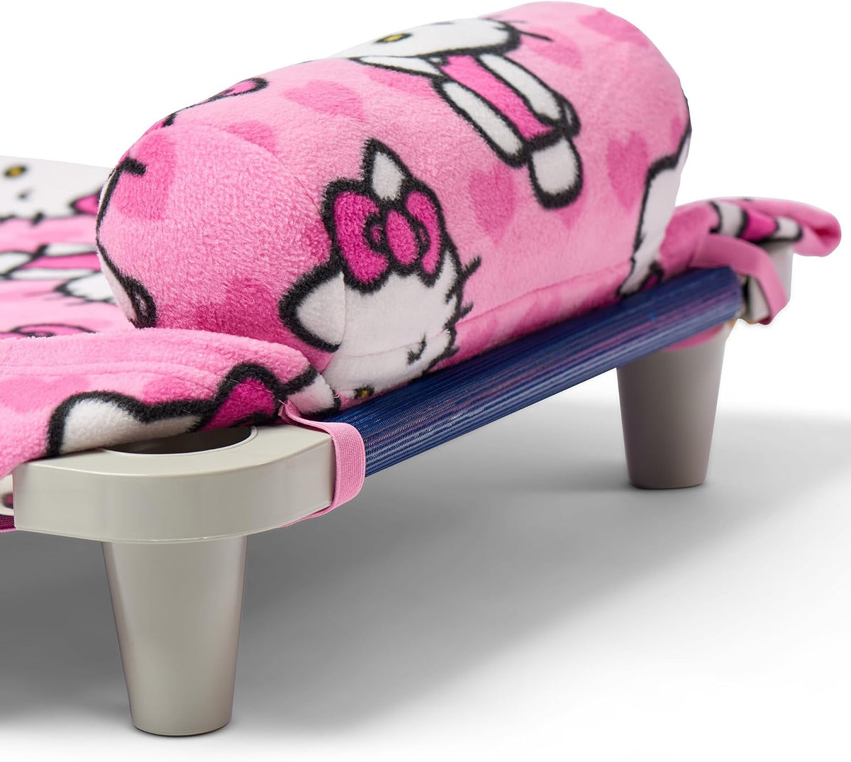 ROLLEE POLLEE Nap Sac Roll Up Napping Blanket with Attached Pillow - I Love Pink - image 4