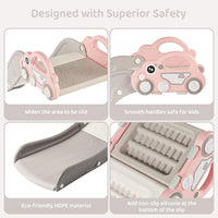Indoor Kids Baby Couch Slide for Toddler 1-3 - Pink - image 2