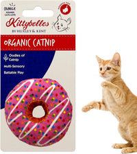 Huxley & Kent Plush Cat Toy - Strawberry Donut
