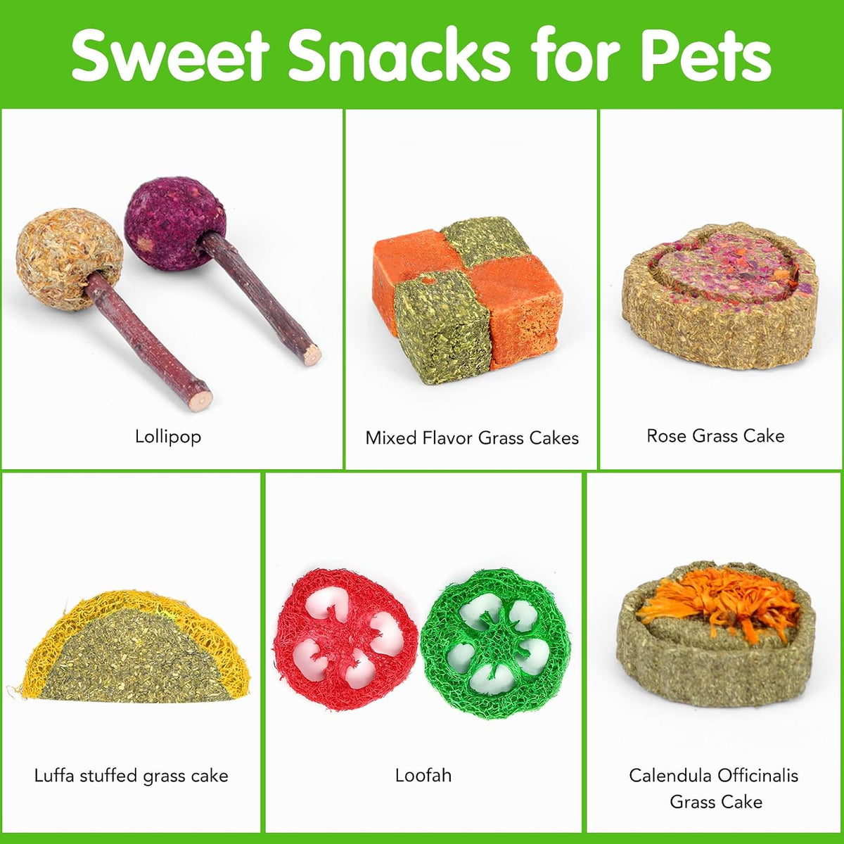52Pcs Rabbit Chew Sticks, Guinea Pig Toys - 24Pack-Set - image 4