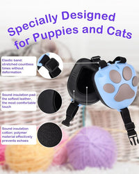 Calming Earmuffs for Cats and Small Dogs - for Anxiety Relief - Noise Canceling for Fireworks, Thunderstorms, Pet Grooming & Force Drying - Dog Ear Muffs Noise Protection (Blue, Small)