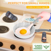 105Pcs Kids Kitchen Toy Accessories - White - image 3