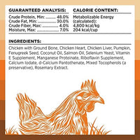 BIXBI Rawbble Freeze Dried Dog Food, Chicken Recipe, 4.5 oz - 98% Meat and Organs, No Fillers - Pantry-Friendly Raw Dog Food for Meal, Treat or Food Topper - USA Made in Small Batches