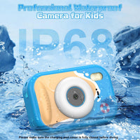 Usteetic pink waterproof kids camera with IP68 rating and lanyard - view 3