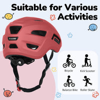OUWOER toddler and kids bike helmet with vents and adjustable dial - view 16