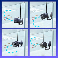 CONQUERALL 660-4700GPH 28W DC 24V Energy Saving Large Flow Wave Maker Controllable Multi Wave Suit for Marine Aquarium Tropical Fish and Reef Tank