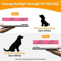XiaZ Double Dog Leash for Two Dogs Perfect for Small Medium Dogs - Pink / Medium/Large - image 3