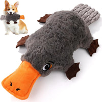 15" Squeaky Platypus Dog Toy, Plush Interactive Toy for Dogs – Essentials for Dogs - Platypus