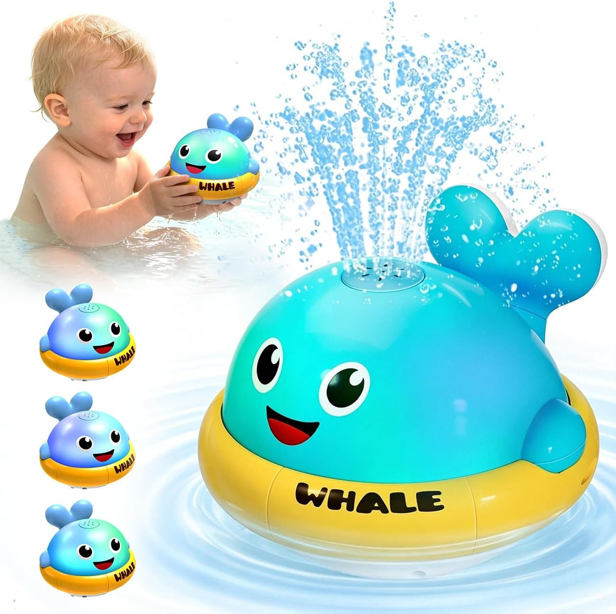 Bath Toys for Kids Age 1-3 - Blue