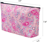 GUSTARIA empty mahjong tiles bag with blue print and zipper closure - view 8
