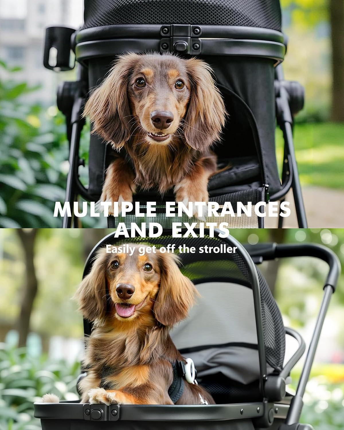 Pet Stroller for Small Dogs and Cats - Small_slim - image 3