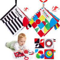 hahaland Baby Books 0-6 Months - High Contrast 2-Pack
