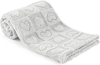 Pet Blanket for Dogs Cats - Light Grey / 50x60"
