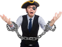 2 Pack 6 Feet Halloween Chains Plastic Chains Props Decoration Prison - image 3