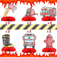 HaPiBiDesign transportation party decorations, 10 honeycomb table centerpieces - view 24