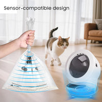 90 Pack Cat Litter Box Robot Model 5/4/3 Waste Bags - Transparent / 1 Count (Pack of 150) - image 2