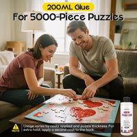 YAKAMOZ Jigsaw Puzzle Glue Clear, Quick Drying with Scraper - 200ml - image 4