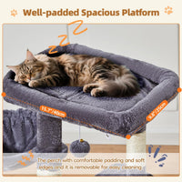Taoqimiao Cat Tree, Suitable for Kittens - Smoky Gray / 38.5 Inches - image 4
