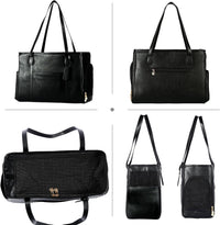 Stylish Dog Purse Carrier - Black - image 3