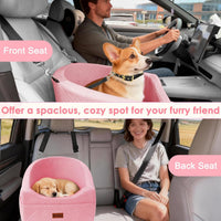 Vivifying Dog Car Seat for Small Dogs - Pink - image 4