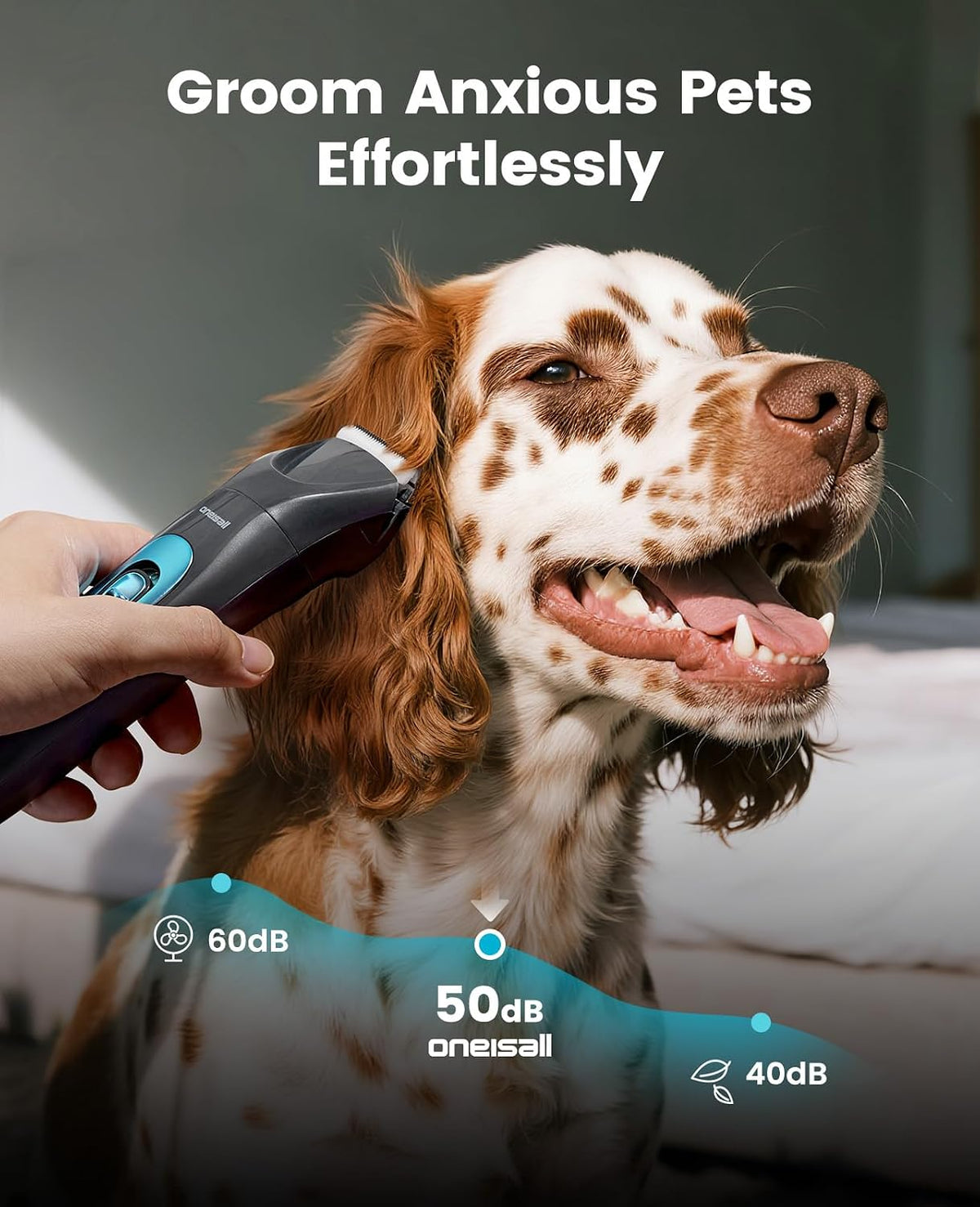 oneisall Professional 4-in-1 Dog Grooming Kit with LED Light – Essentials for Dogs - image 3