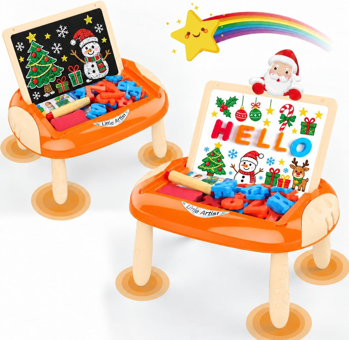 Cokzer Magnetic Drawing Board - Creamy Orange