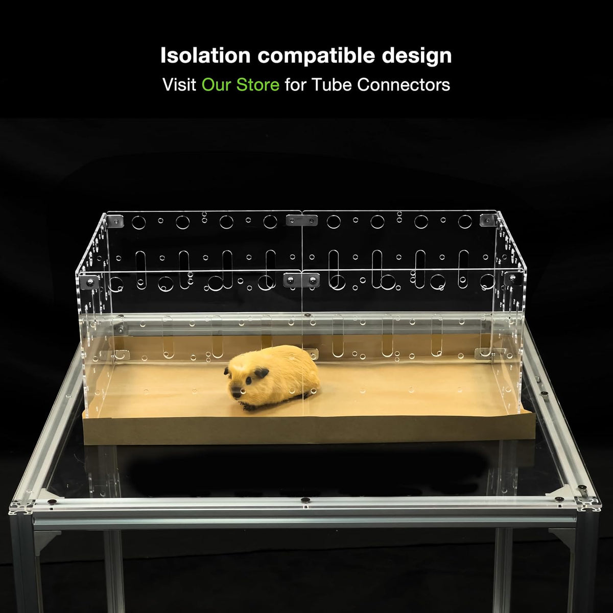 GuineaLoft Model-A Acrylic Guinea Pig Cage - Model-C2 - image 2