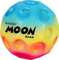 Waboba Moon Ball Gradient, Hyper Bouncy – Fun for Kids & Family - Rainbow