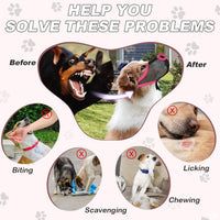 Dog Muzzle, Soft Air Mesh Muzzles for Medium Sized Dogs - Pink / S - image 4