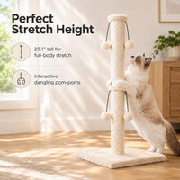 Dimaka 29in Cat Scratching Post - Beige / 29 inches for All Cats - image 3
