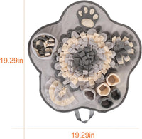 Snuffle Mat for Small Medium Dogs Nose Smell Training - Light Grey - image 2