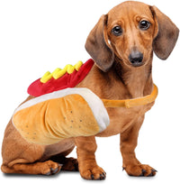 GOYOSWA Dog Hot Dog Costume - Large
