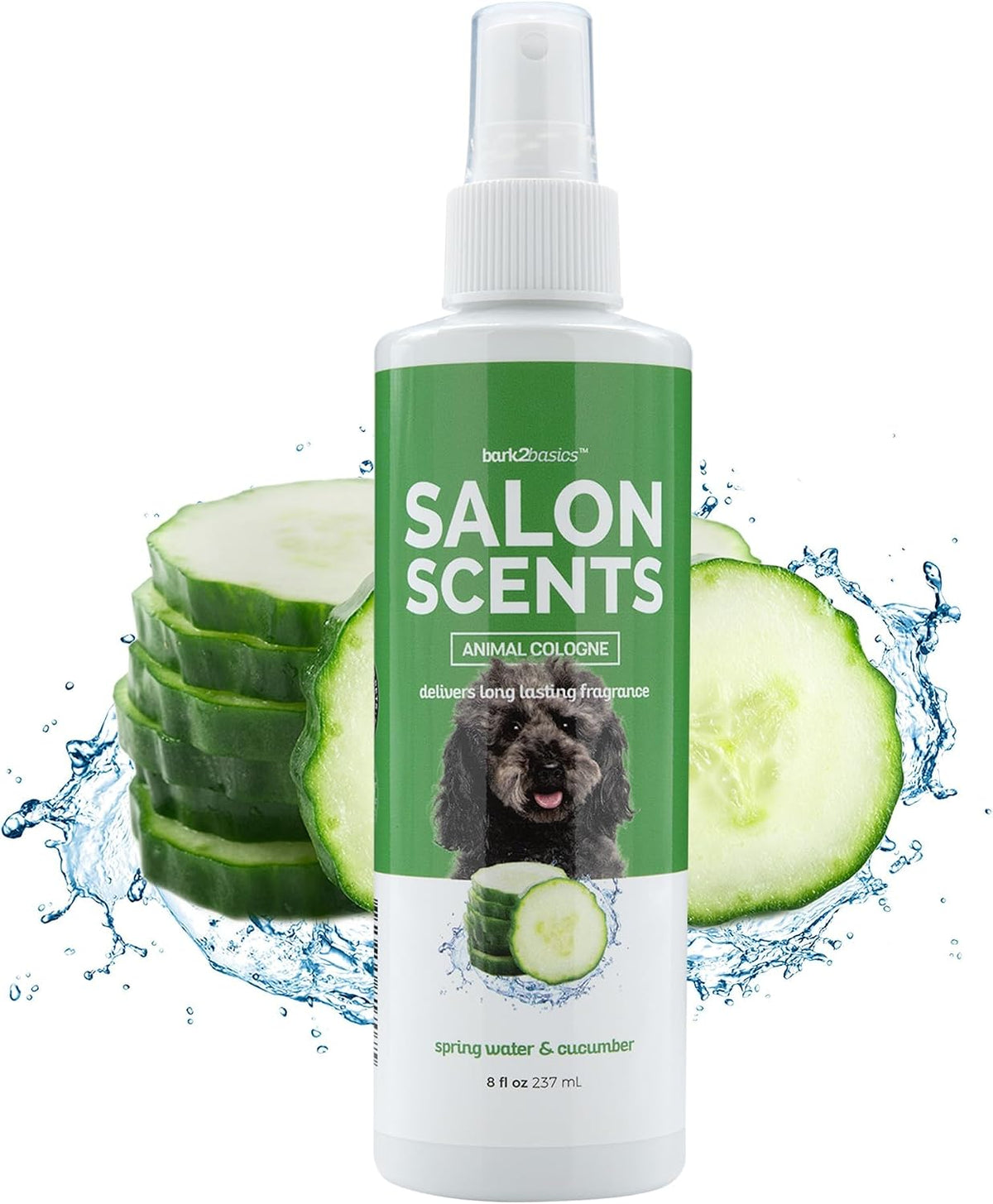 Salon Scents Dog Cologne Spray and Perfume - Spring Water & Cucumber