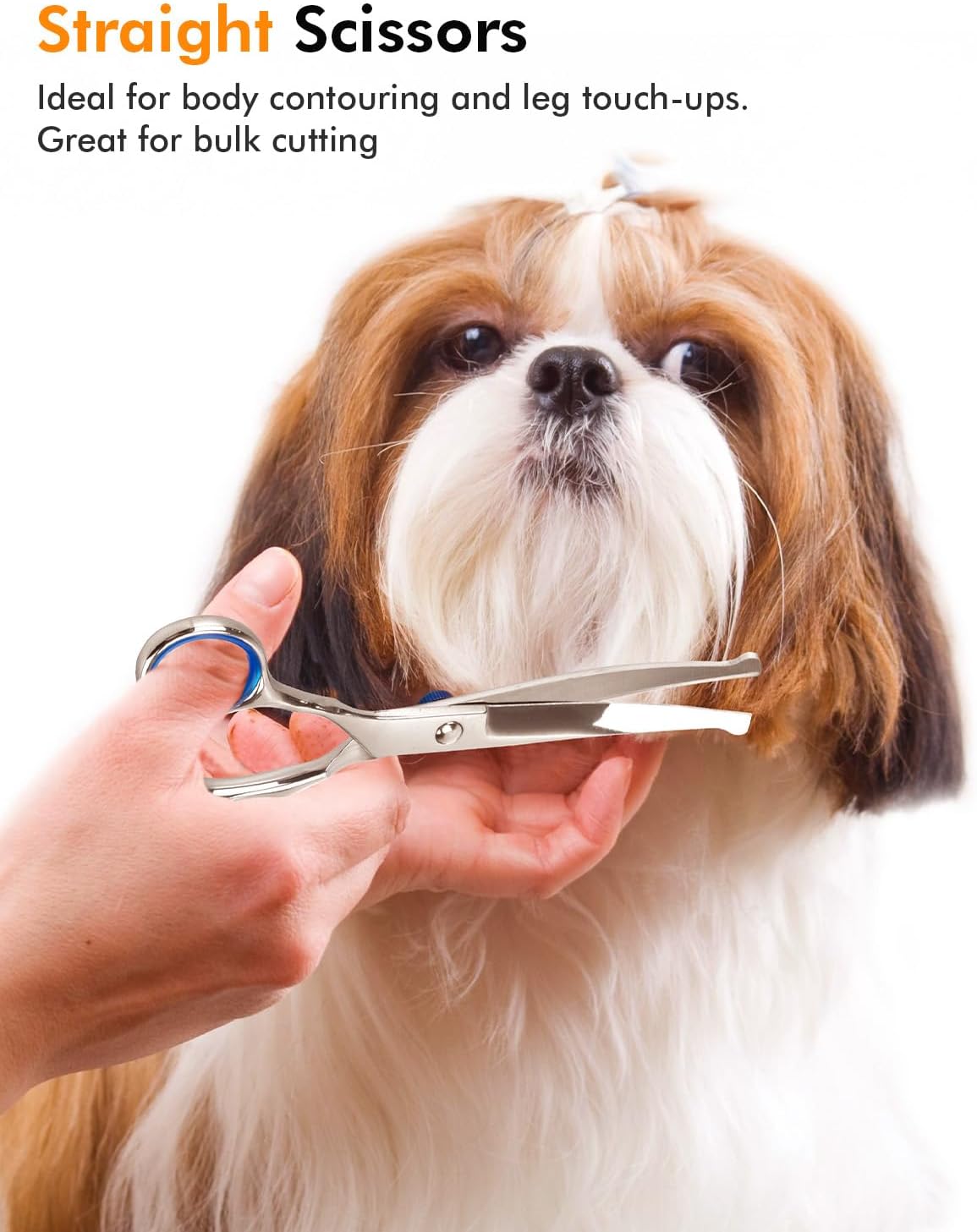 6-in-1 Dog Grooming Scissors - Blue 5 in 1 - image 4