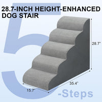 MEJYJEM Dog Stairs for high Beds 28.7” H - image 2