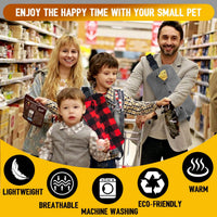 WATFOON Adjustable Lizard Leather Leash Harness and Bearded Dragon - Leash + Sling (Gift) / Grey - image 2
