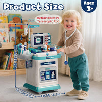 Lehoo Castle Doctor Kit for Toddlers 3-5 - Blue - image 2
