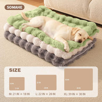 SOMAHE Soft Faux Fur Cat Blanket, Washable - 39"L x 31"W Inches / Fruit Green - image 4