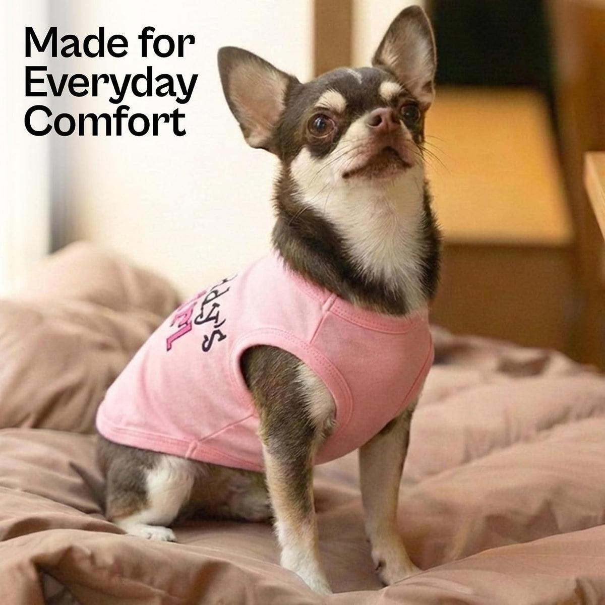 Parisian Pet Dog Shirt, 100% Cotton Shirts for Medium Dogs - Daddy's Girl / Medium (8-12lbs) - image 3